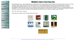 Desktop Screenshot of customalarm.com